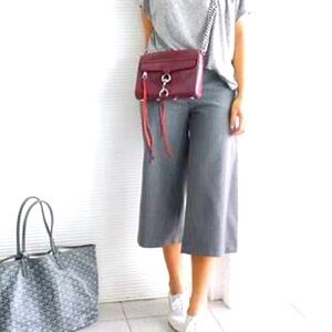 JOE B: EUC Gray Cotton Gaucho Pants Sz: XL Juniors